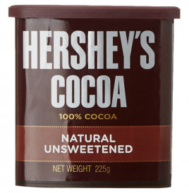 Hershey's Cocoa, Natural Unsweetened  Plastic Jar  225 grams